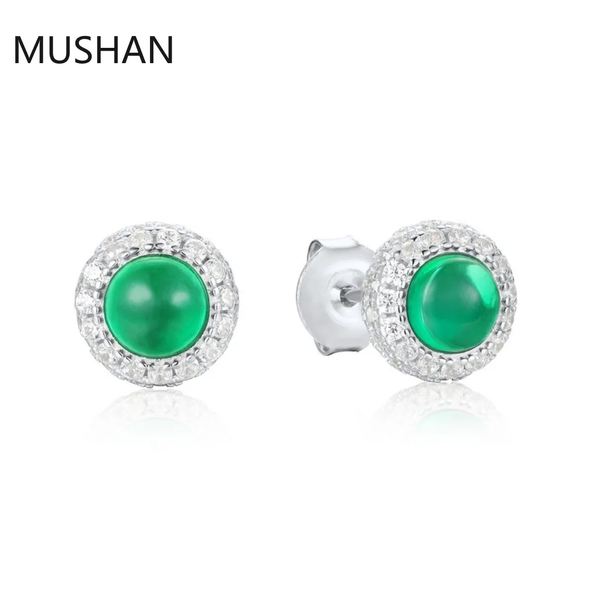 MUSHAN Luxury Jewelry S 925 Sterling Silver Stud Earrings Women GRC Certificated Lab Grown Emerald Earrings Stud Ear Pin Jewelry
MUSHAN Luxury Jewelry S 925 Sterling Silver Stud Earrings Women GRC Certificated Lab Grown Emerald Earrings Stud Ear Pin Jewelry