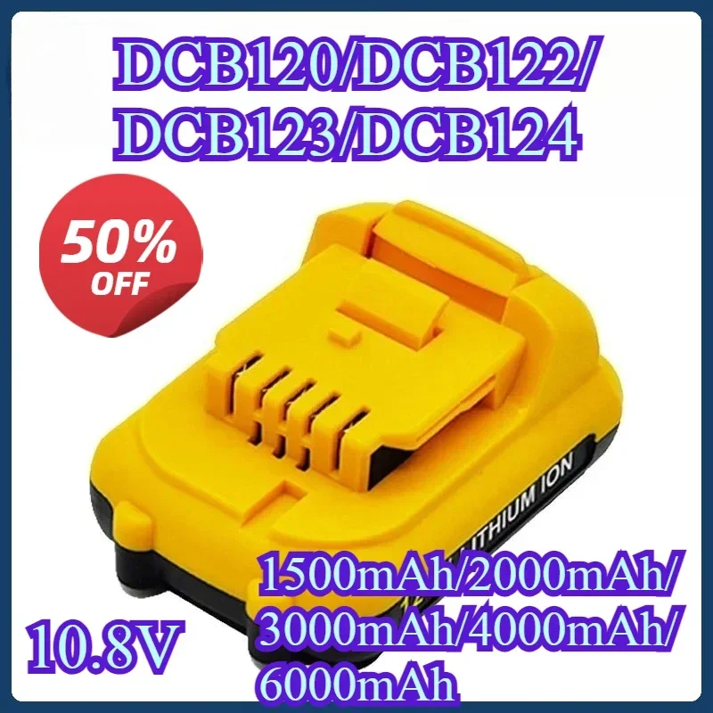 3.0Ah 10.8V Max Lithium Ion Battery For DE DCB120 DCB123 DCB122 DCB127 DCB124 DCB121 Replacement Rechargeable Tools Batteries
3.0Ah 10.8V Max Lithium Ion Battery For DE DCB120 DCB123 DCB122 DCB127 DCB124 DCB121 Replacement Rechargeable Tools Batteries