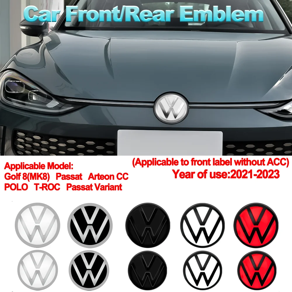 2pcs For VW GOLF 8 Passat Arteon CC POLO 21-23 Original Replacement Car Front Grill/Rear label Trunk Emblem Lid Covers Sticker
2pcs For VW GOLF 8 Passat Arteon CC POLO 21-23 Original Replacement Car Front Grill/Rear label Trunk Emblem Lid Covers Sticker