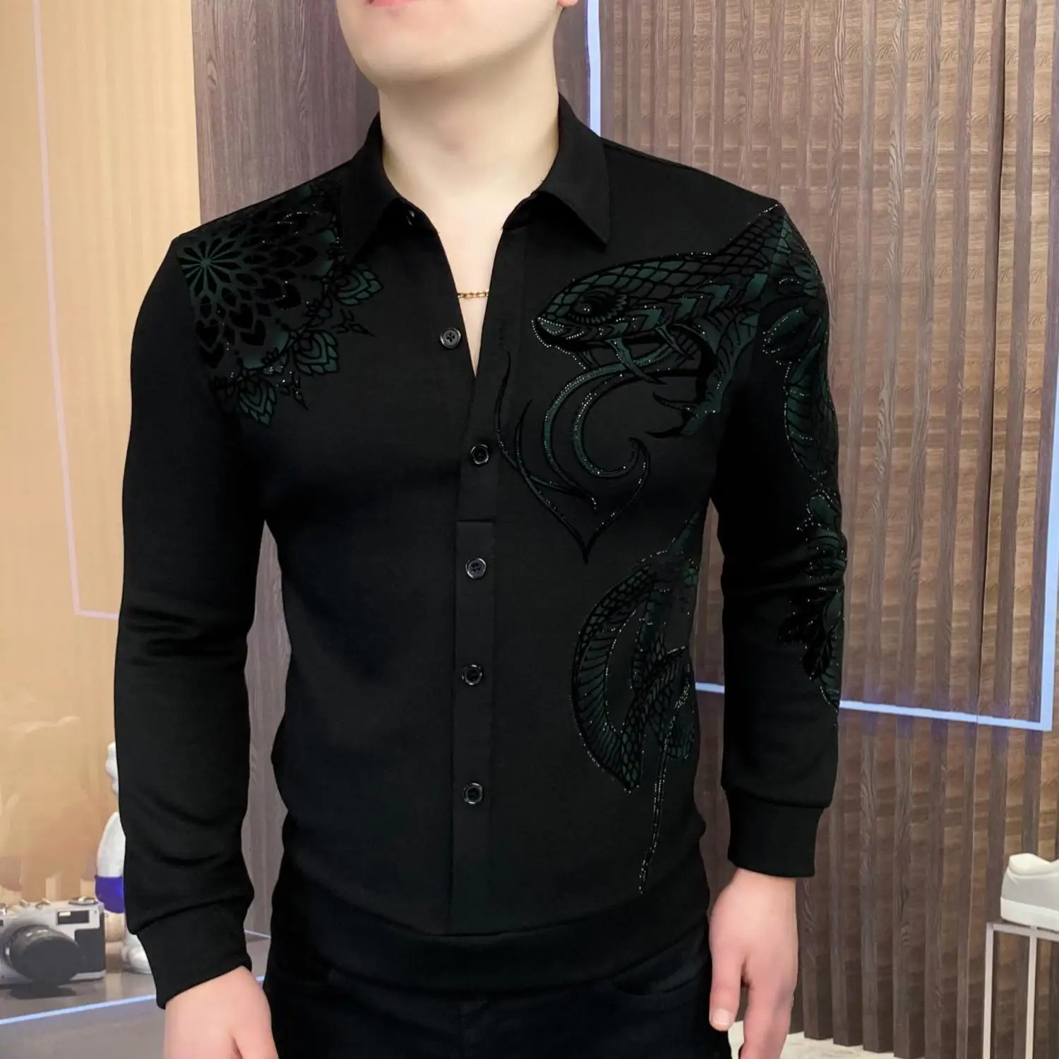 Men's Winter Versatile Fashion Pullover Top Slim Sweatshirt Casual Printed Pullover
Men's Winter Versatile Fashion Pullover Top Slim Sweatshirt Casual Printed Pullover