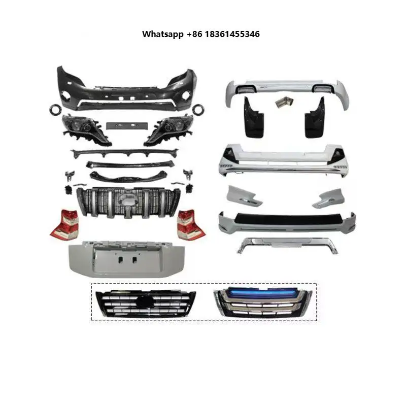 For Prado FJ150 Conversion Kit Prado 2016 Front Bumper Headlight Grille Bolt-On Upgrade Accessories for 2010-2015
For Prado FJ150 Conversion Kit Prado 2016 Front Bumper Headlight Grille Bolt-On Upgrade Accessories for 2010-2015