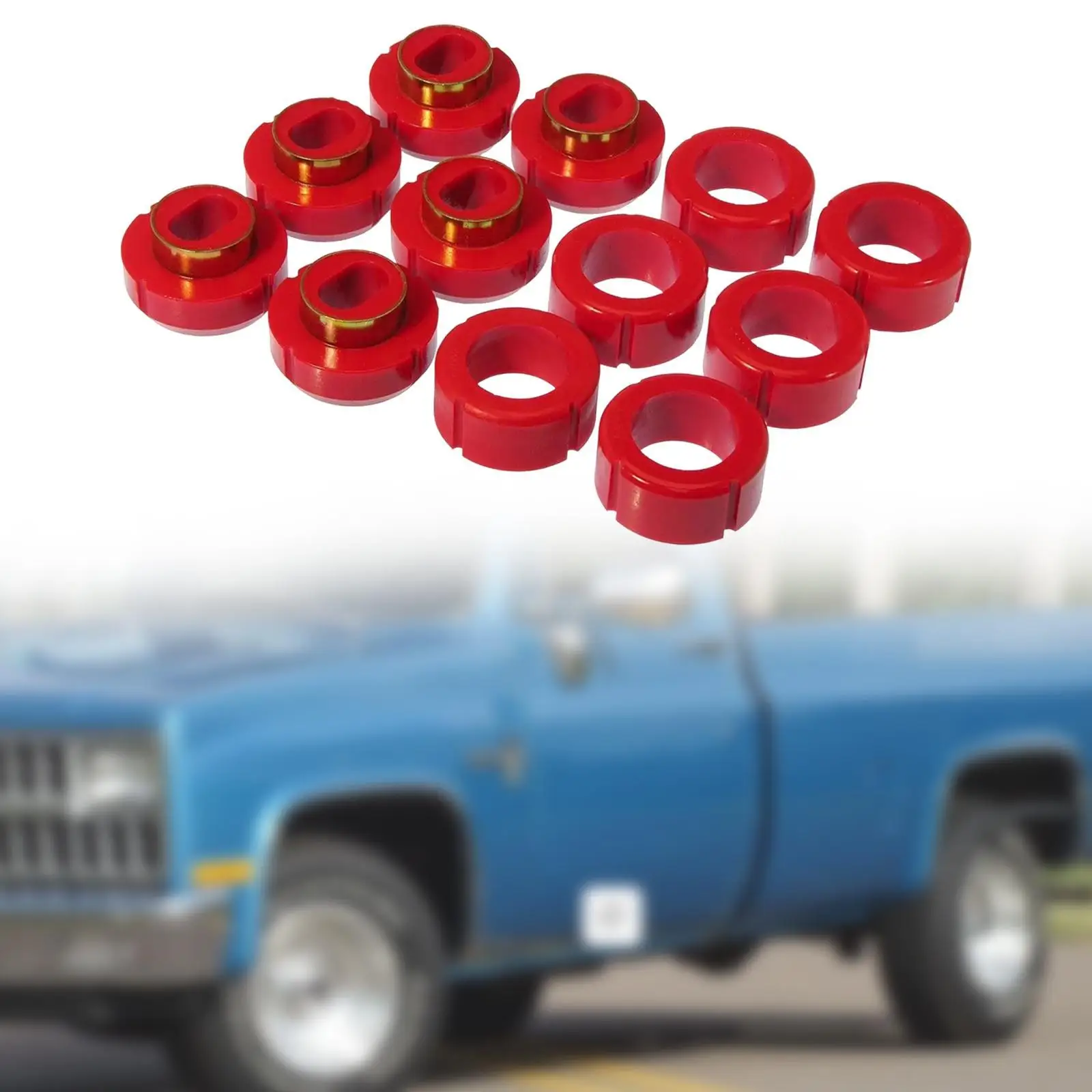 7-108 Прочный комплект втулок для крепления корпуса и кабины, совместимый с пикапом Chevrolet 1981–19700, 1/2 тонны/3/4 тонны/1 тонна 2WD/4WD
7-108 Прочный комплект втулок для крепления корпуса и кабины, совместимый с пикапом Chevrolet 1981–19700, 1/2 тонны/3/4 тонны/1 тонна 2WD/4WD