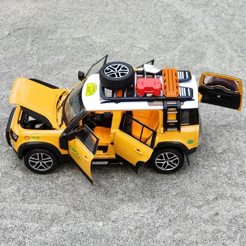 1:24 Alloy Rover Defender With Tools Diecasts & Toy Vehicles Car Model Simulation Sound and Light Kids Toy Gift Collection
1:24 Alloy Rover Defender With Tools Diecasts & Toy Vehicles Car Model Simulation Sound and Light Kids Toy Gift Collection
