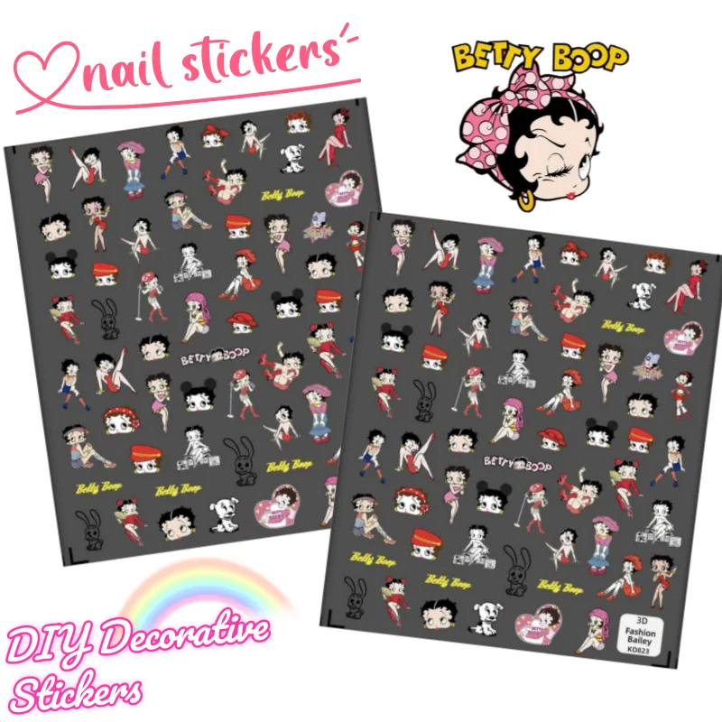 Betty Boop Manicure Sticker High Color Value Creative Personality DIY Decorative Mobile Phone Shell Hand Book Waterproof Sticker
Betty Boop Manicure Sticker High Color Value Creative Personality DIY Decorative Mobile Phone Shell Hand Book Waterproof Sticker
