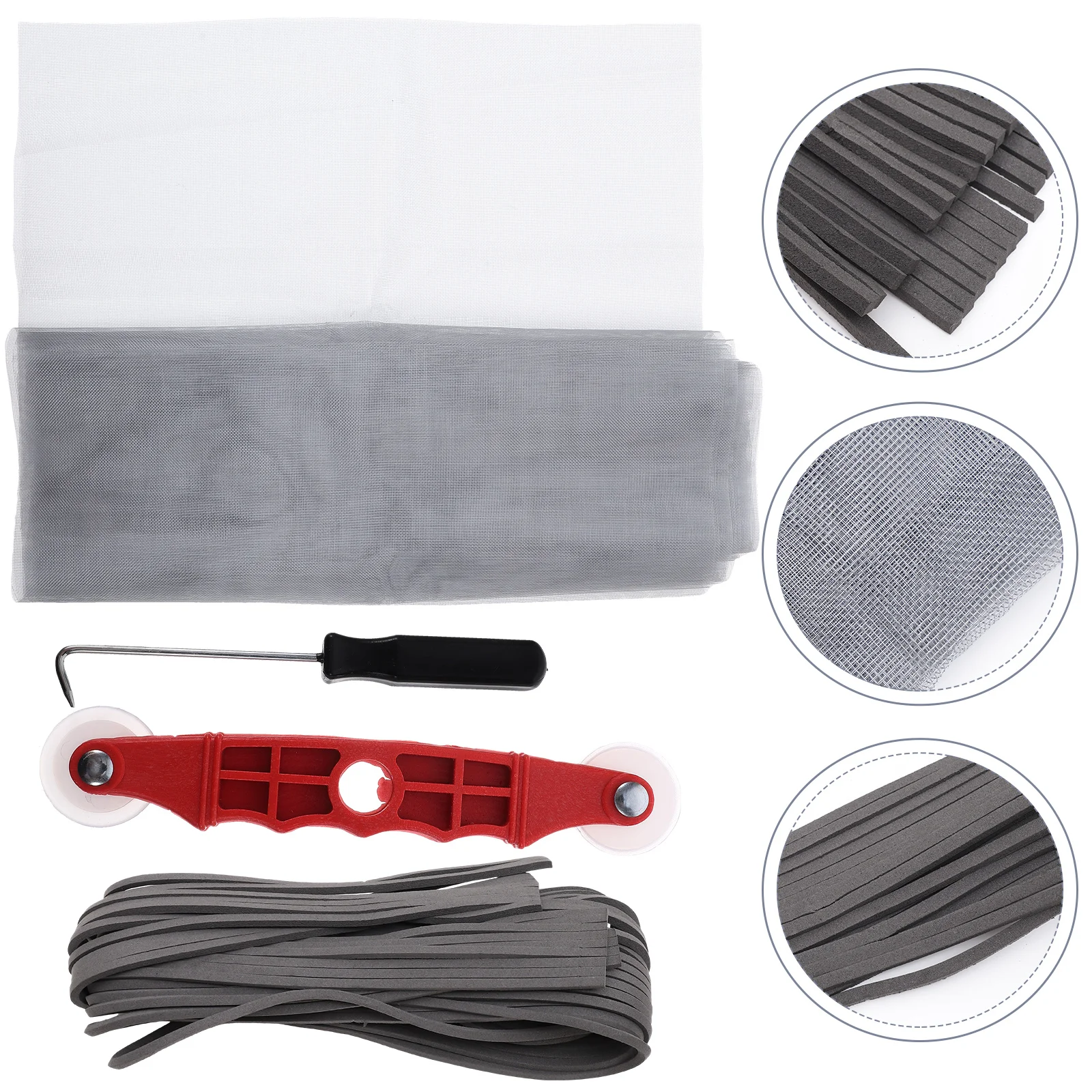 1 set 1 Set Window Repair Kit Mesh Spline Roller Tools Screen Repair Accessories Spline Remover Hook Rolling Tool Window Screen
1 set 1 Set Window Repair Kit Mesh Spline Roller Tools Screen Repair Accessories Spline Remover Hook Rolling Tool Window Screen