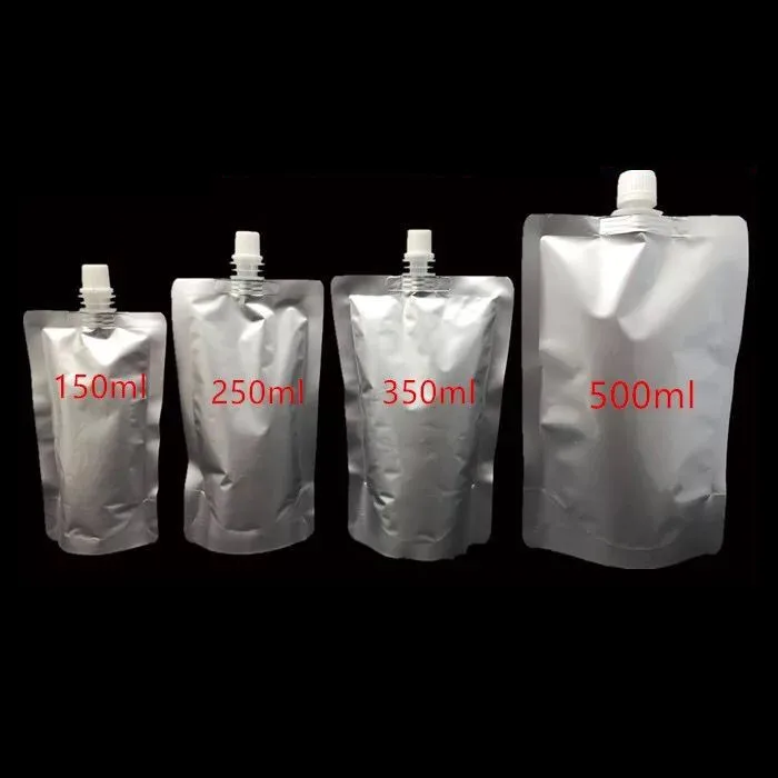 250ml Empty Doypack Pure Aluminum Foil Spout Bag Drinking Milk Stand Up Spout Mylar Party Pack Pouch Jelly 1000pcs
250ml Empty Doypack Pure Aluminum Foil Spout Bag Drinking Milk Stand Up Spout Mylar Party Pack Pouch Jelly 1000pcs