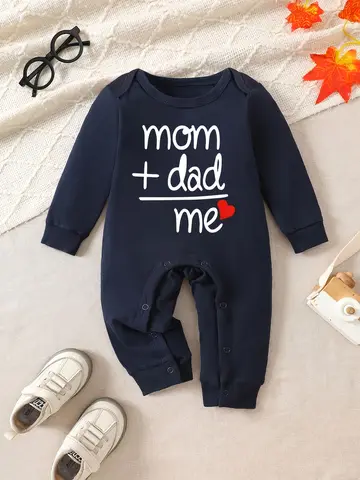 Spring one-piece suit for newborn male babies