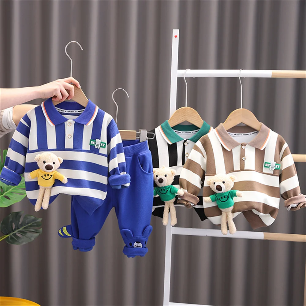 Children Tracksuit Kids Clothing Baby Girls Fashion Sports Suits Casual Sports Stripe Long Sleeve T-Shirts+Pants Boy Clothes
Children Tracksuit Kids Clothing Baby Girls Fashion Sports Suits Casual Sports Stripe Long Sleeve T-Shirts+Pants Boy Clothes