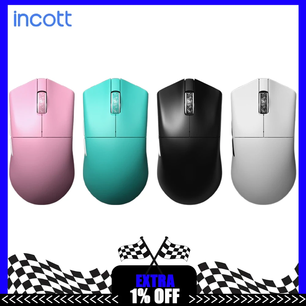 Incott 029 Mouse Tri Mode Wireless Mouse Paw3950 Paw3395 8000Hz Low Delay Lightweight Gaming Mice PC Accessories For FPS Gamer
Incott 029 Mouse Tri Mode Wireless Mouse Paw3950 Paw3395 8000Hz Low Delay Lightweight Gaming Mice PC Accessories For FPS Gamer