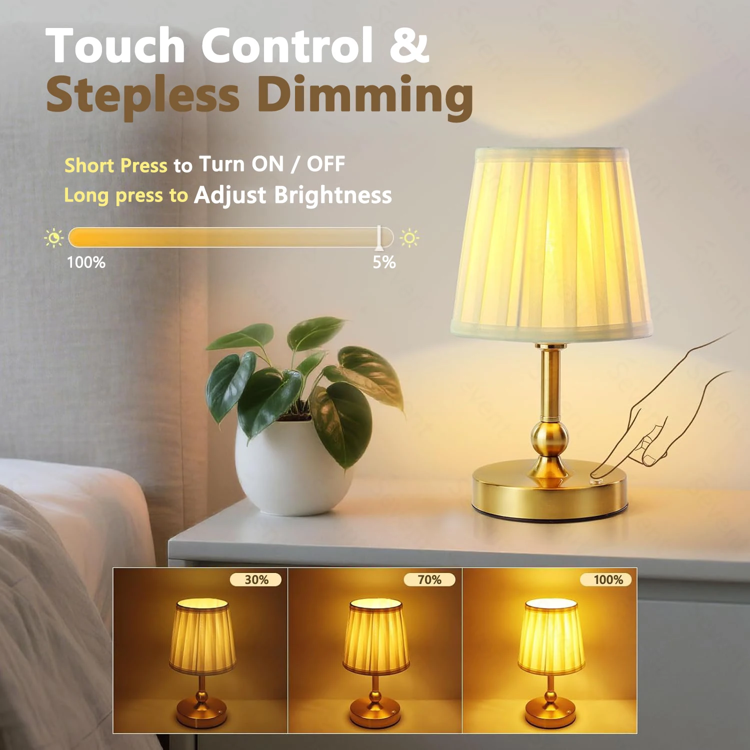 Rechargeable Wireless LED Table Lamp Touch Sensor Desktop Night Light for Restaurant Hotel Bar Bedroom Home Decor Reading
Rechargeable Wireless LED Table Lamp Touch Sensor Desktop Night Light for Restaurant Hotel Bar Bedroom Home Decor Reading