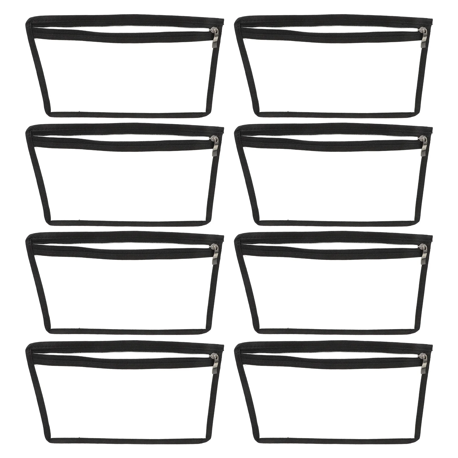 8Pcs Clear Zipper Pouches Transparent Pencil Bags Waterproof Storage Organizer for Office Travel Makeup Documents Supplies
8Pcs Clear Zipper Pouches Transparent Pencil Bags Waterproof Storage Organizer for Office Travel Makeup Documents Supplies