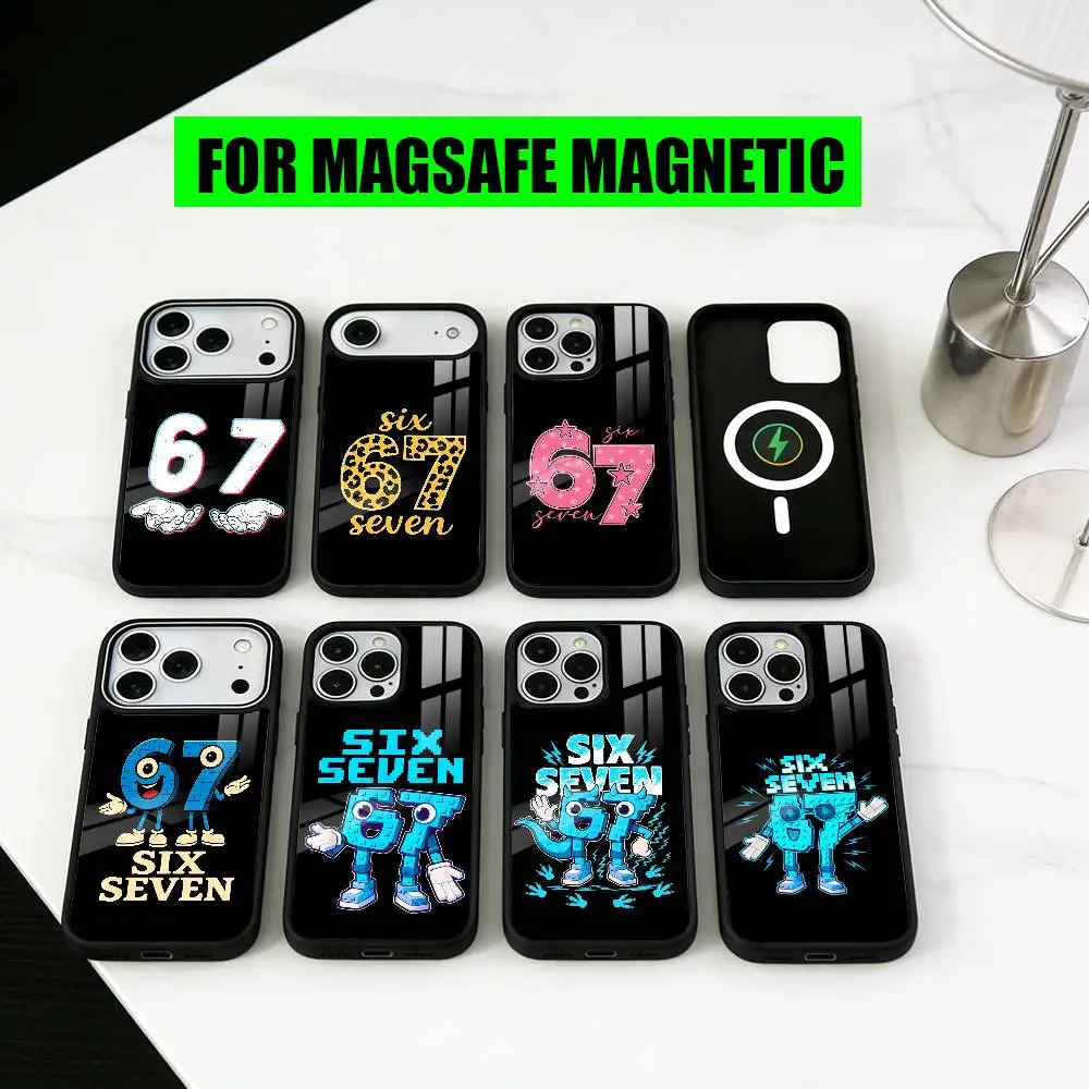 Six Seven 67 SS Phone Case For iPhone17,16,15,14,13,12,11 Plus,Pro Magnetic For Magsafe Wireless Charging
Six Seven 67 SS Phone Case For iPhone17,16,15,14,13,12,11 Plus,Pro Magnetic For Magsafe Wireless Charging