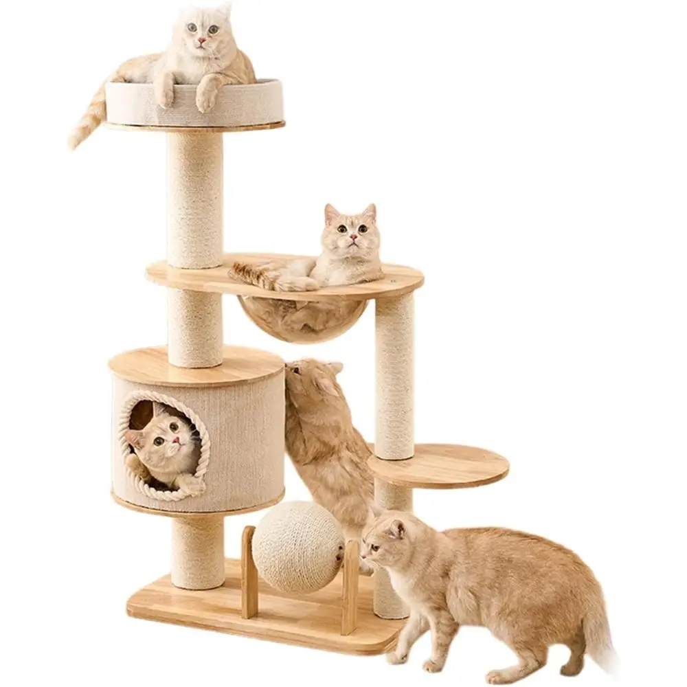 Дышащая многоуровневая мебель-когтеточка для домашних кошек
Дышащая многоуровневая мебель-когтеточка для домашних кошек