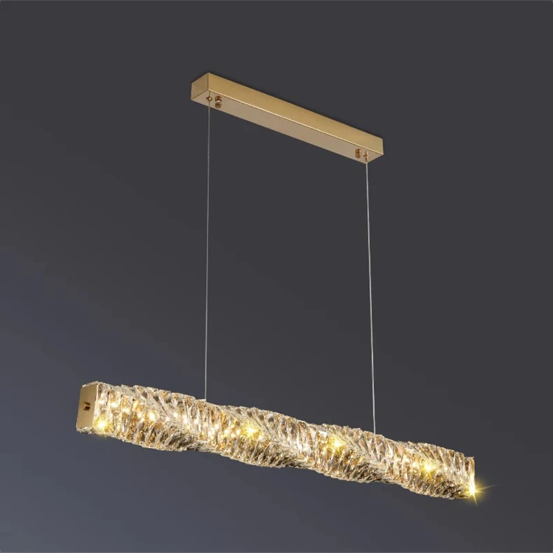 Modern Crystal Pendant Light Nordic Gold Hanging Chandelier For Tubular Restaurant Kitchen Office Coffee Indoor Decor LED Lamps
Modern Crystal Pendant Light Nordic Gold Hanging Chandelier For Tubular Restaurant Kitchen Office Coffee Indoor Decor LED Lamps