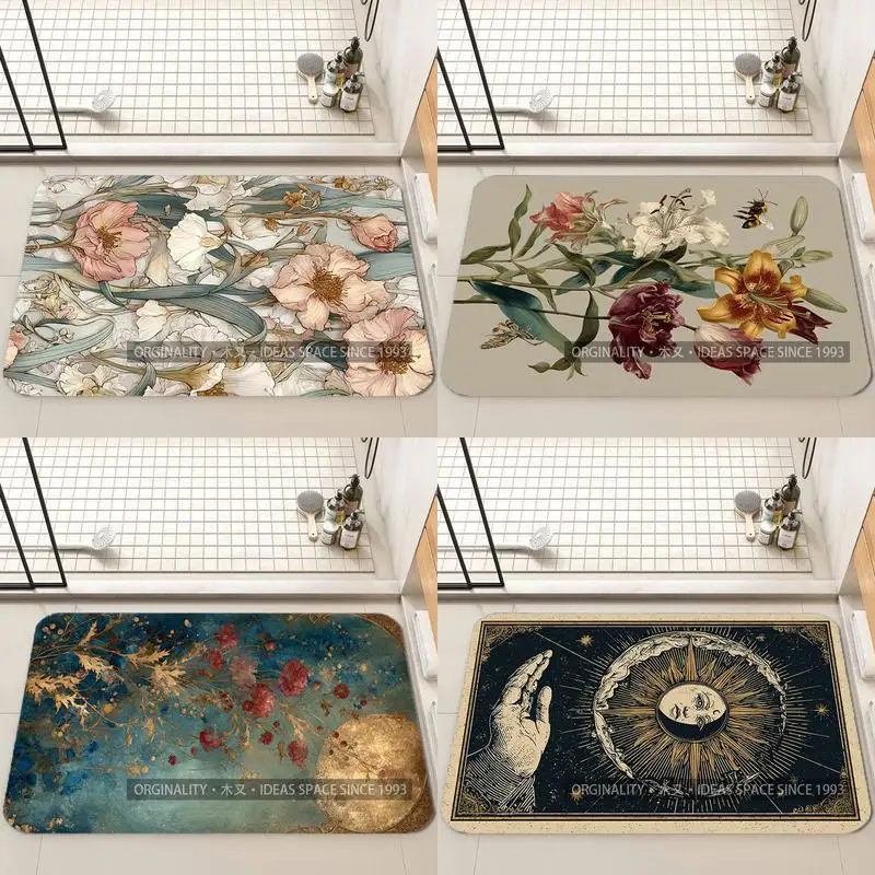 Floral Artistic Pattern Mat Living Room Decoration Home Sofa Non-Slip Carpet Study Bedroom Tatami Children'S Soft Floor Mat
Floral Artistic Pattern Mat Living Room Decoration Home Sofa Non-Slip Carpet Study Bedroom Tatami Children'S Soft Floor Mat