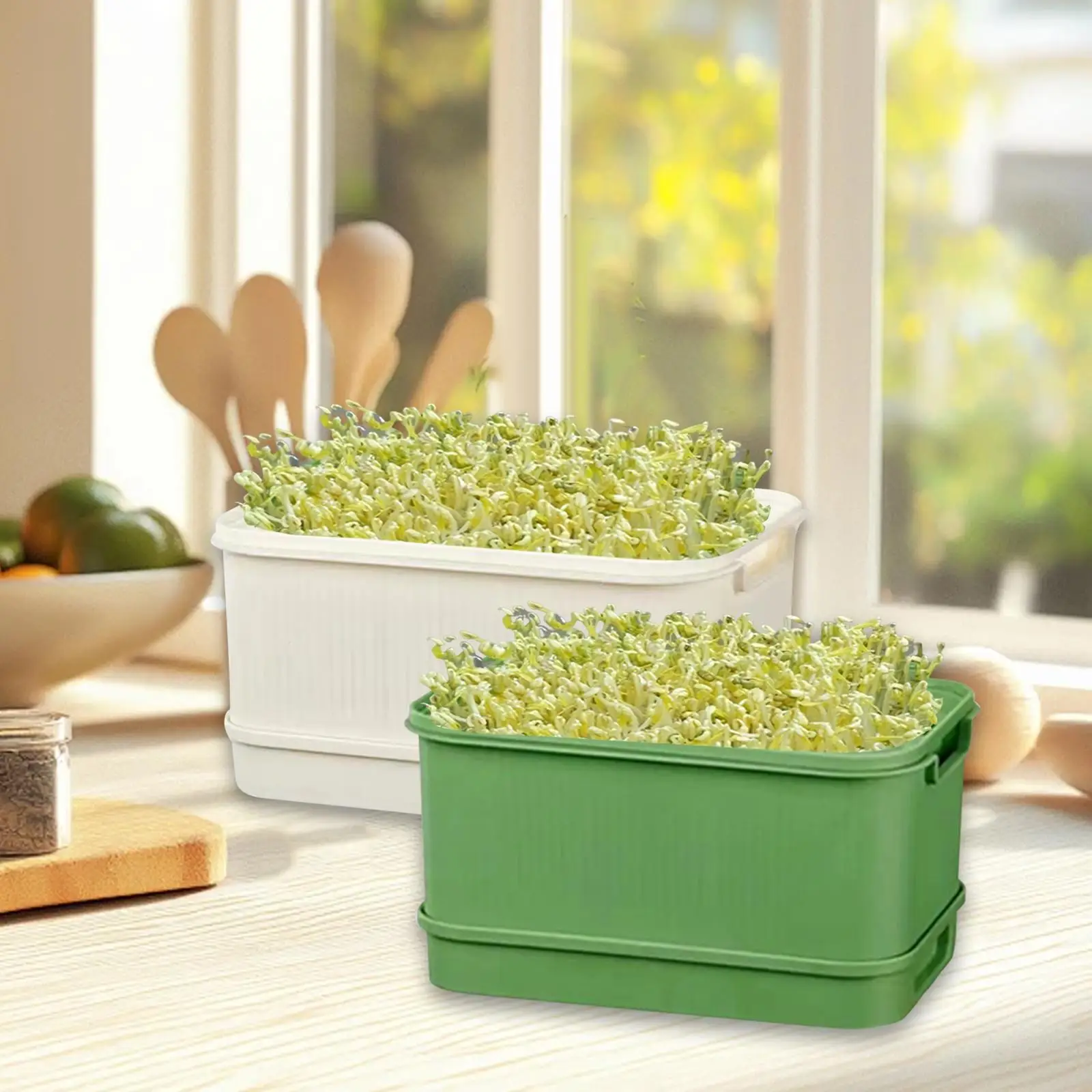 2-х предметный лоток для ростков, инструмент для посадки, лотки для хранения, многофункциональный набор для выращивания
2-х предметный лоток для ростков, инструмент для посадки, лотки для хранения, многофункциональный набор для выращивания