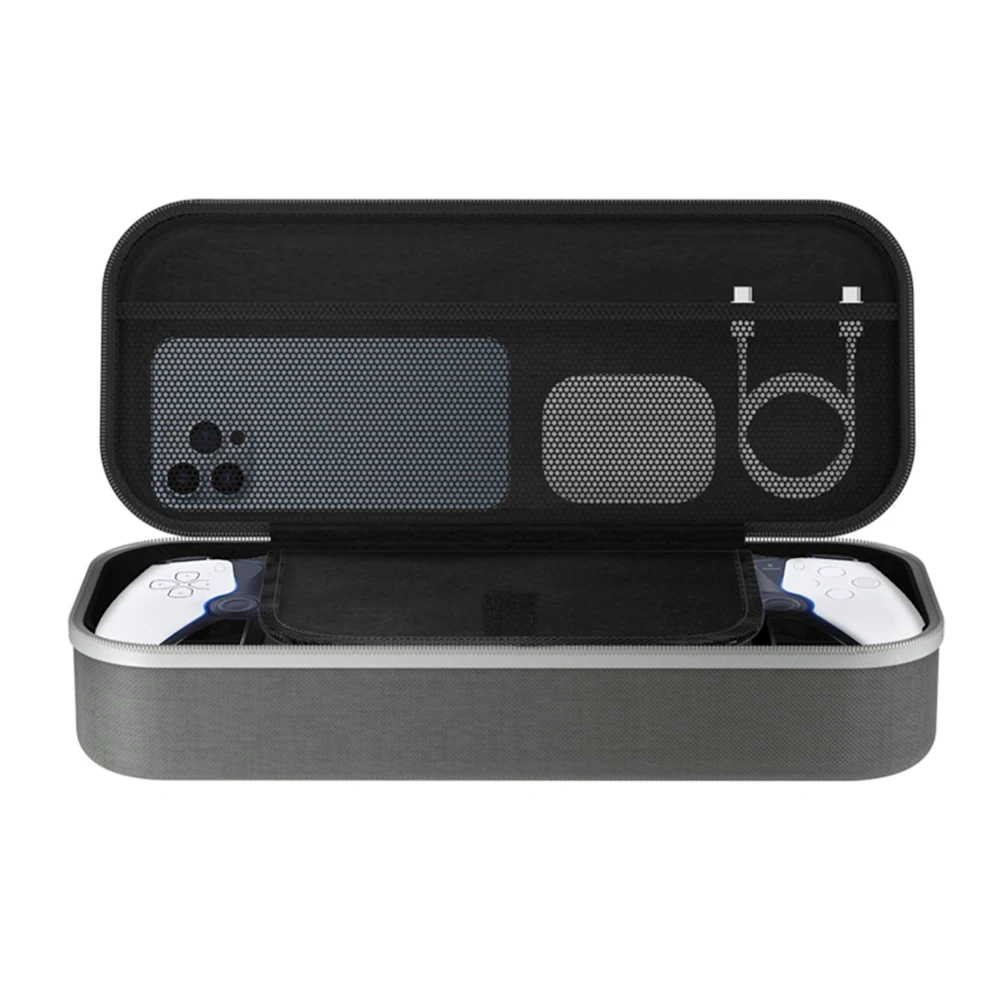 Прочный противоударный дорожный чехол с защитой от царапин, сумка для переноски с подставкой из EVA для PS5 Portal и PlayStation Portal
Прочный противоударный дорожный чехол с защитой от царапин, сумка для переноски с подставкой из EVA для PS5 Portal и PlayStation Portal