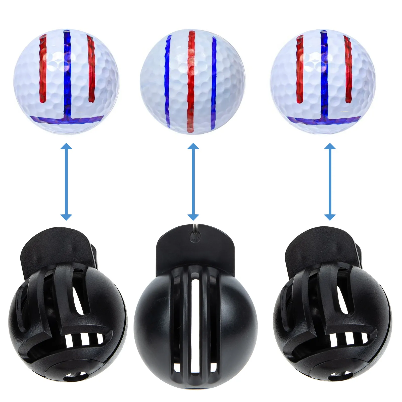 2 Pcs Golf Putting Alignment Stencil Ball Marking Tool Golfball Golfing ABS Marker Template Liner
2 Pcs Golf Putting Alignment Stencil Ball Marking Tool Golfball Golfing ABS Marker Template Liner