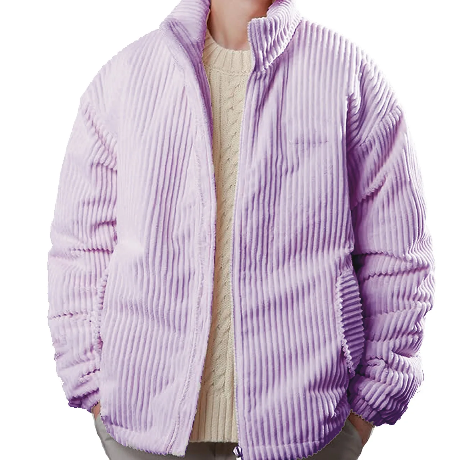 2024 Winter Fashion Casual Parkas For Men Stand Collar Solid Color Outerwear Quality Comfort Zipper Cotton Jacket Thicken Warm
2024 Winter Fashion Casual Parkas For Men Stand Collar Solid Color Outerwear Quality Comfort Zipper Cotton Jacket Thicken Warm