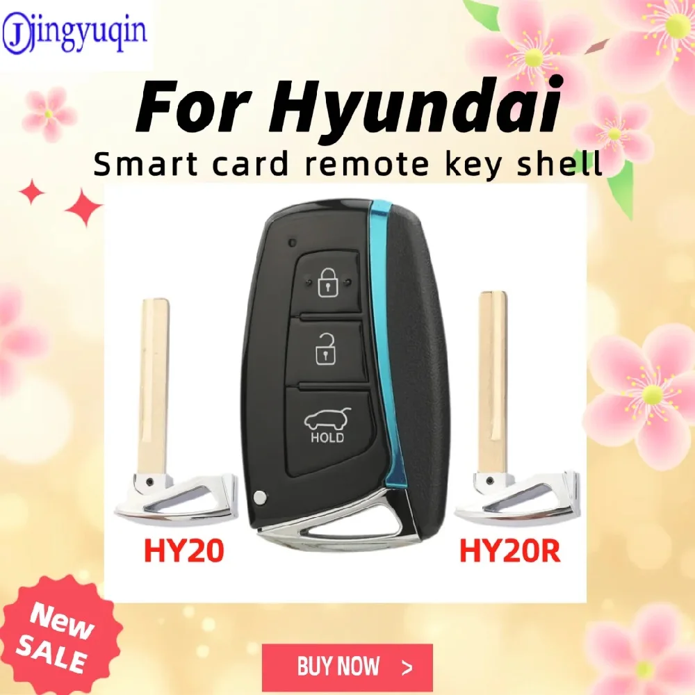 jingyuqin 3 Button Replacement Smart card remote key shell Case Cover For Hyundai SUV model HY20/HY20R Uncut blank Key Blade
jingyuqin 3 Button Replacement Smart card remote key shell Case Cover For Hyundai SUV model HY20/HY20R Uncut blank Key Blade