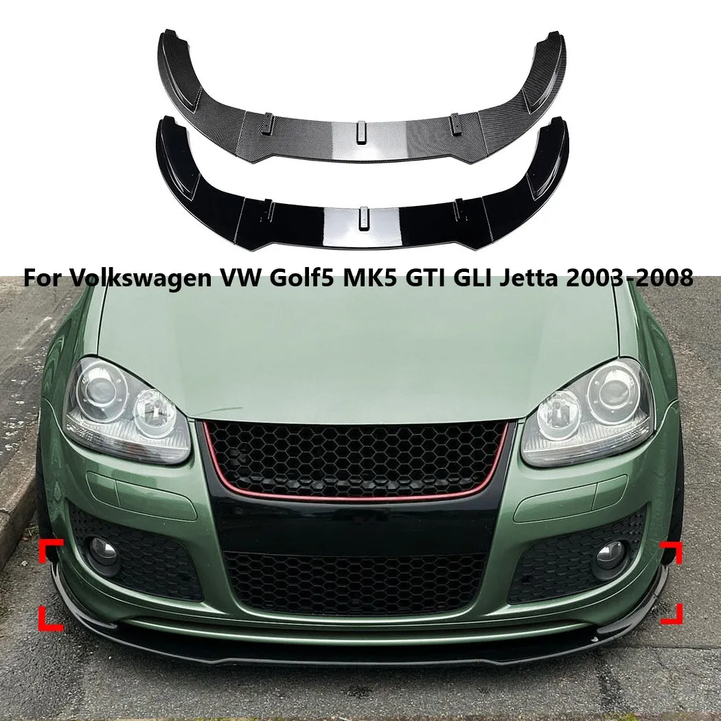 For Volkswagen Golf5 MK5 GTI Car Front Bumper Splitter Lip Spoiler For Jetta MK5 GLI 2003-2008 Body Kits Lower Bumper Protector
For Volkswagen Golf5 MK5 GTI Car Front Bumper Splitter Lip Spoiler For Jetta MK5 GLI 2003-2008 Body Kits Lower Bumper Protector