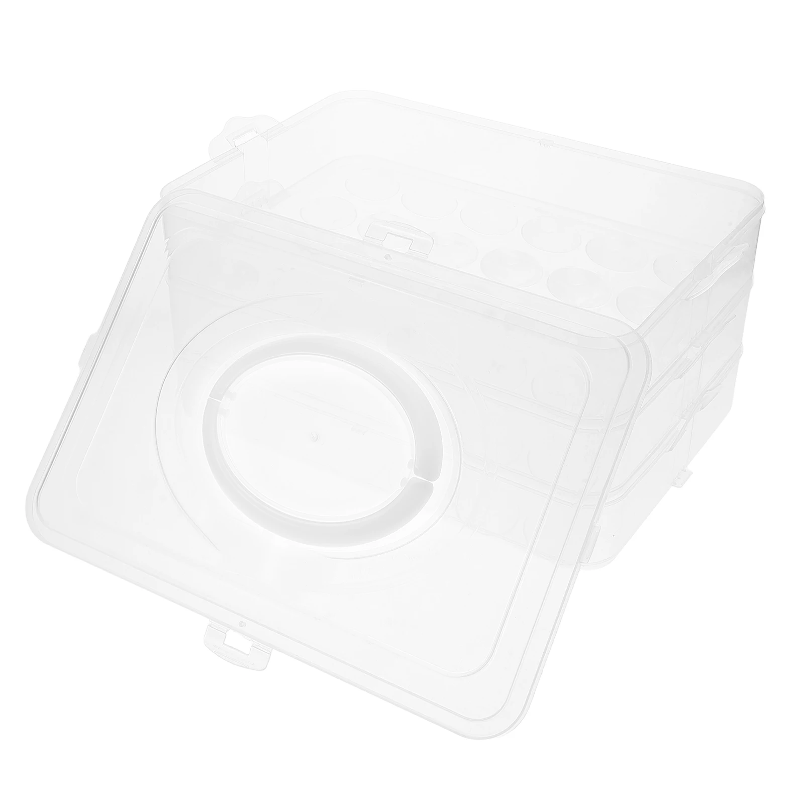 3 Layer Portable Egg Tray Transparent Lid Handle Stackable Egg Container Refrigerator Organizer for Party Holiday Use
3 Layer Portable Egg Tray Transparent Lid Handle Stackable Egg Container Refrigerator Organizer for Party Holiday Use