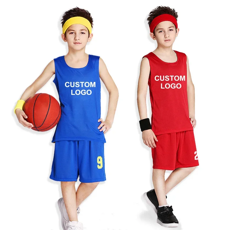 Custom Boys Reversible Basketball Jersey Set Chirdren Double Side Basketball Uniform Summer Breathable Basketball Shirt For Kids
Custom Boys Reversible Basketball Jersey Set Chirdren Double Side Basketball Uniform Summer Breathable Basketball Shirt For Kids