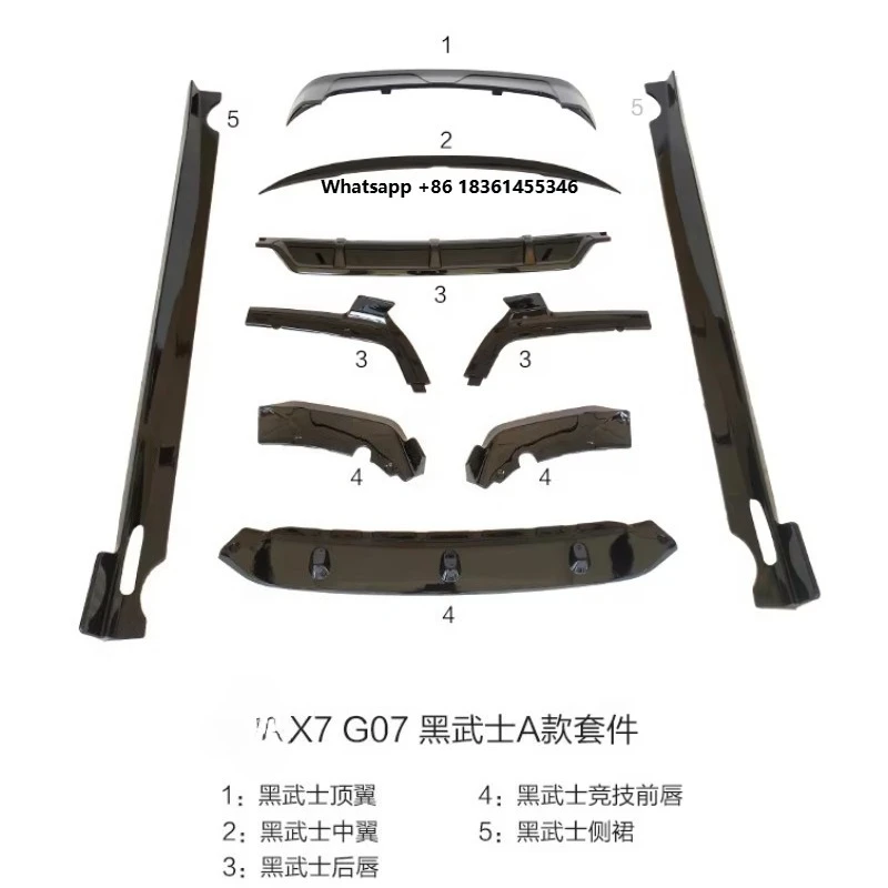 For X7 G07 Black Warrior Style BodykitHigh quality XDS Car Auto Parts
For X7 G07 Black Warrior Style BodykitHigh quality XDS Car Auto Parts