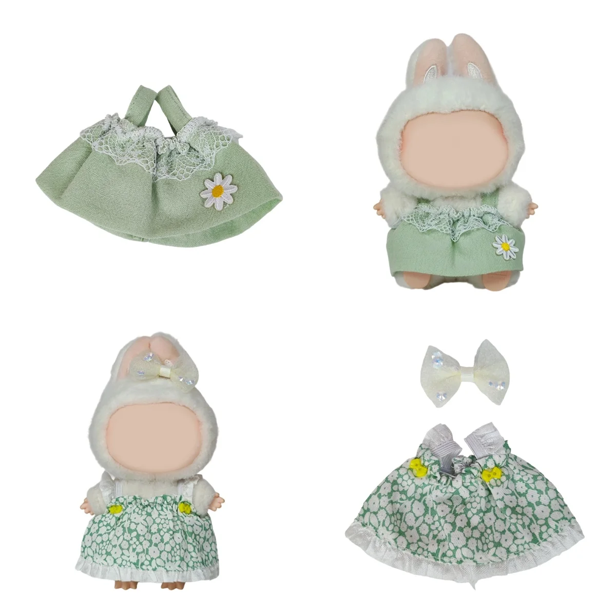 For 17cm Labubu Clothes Outfit Plush Doll Clothes - Kawaii Fashion Set with Striped Top & Overalls | Adorable Doll Outfit
For 17cm Labubu Clothes Outfit Plush Doll Clothes - Kawaii Fashion Set with Striped Top & Overalls | Adorable Doll Outfit