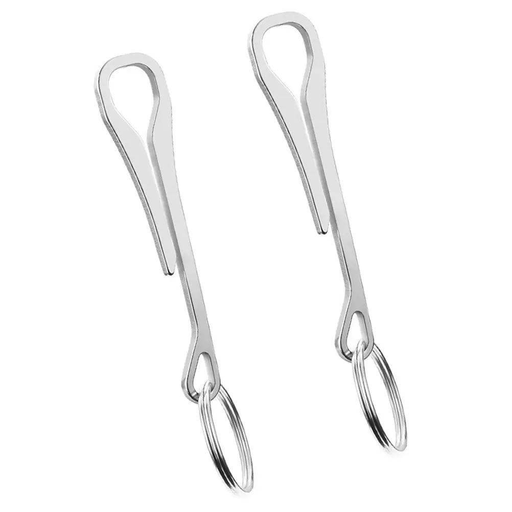 2pcs Keychain Buckles Silver Detachable Clamps for Outdoor Pocket Clip Stainless Steel Key Rings Camping Hiking Travel
2pcs Keychain Buckles Silver Detachable Clamps for Outdoor Pocket Clip Stainless Steel Key Rings Camping Hiking Travel