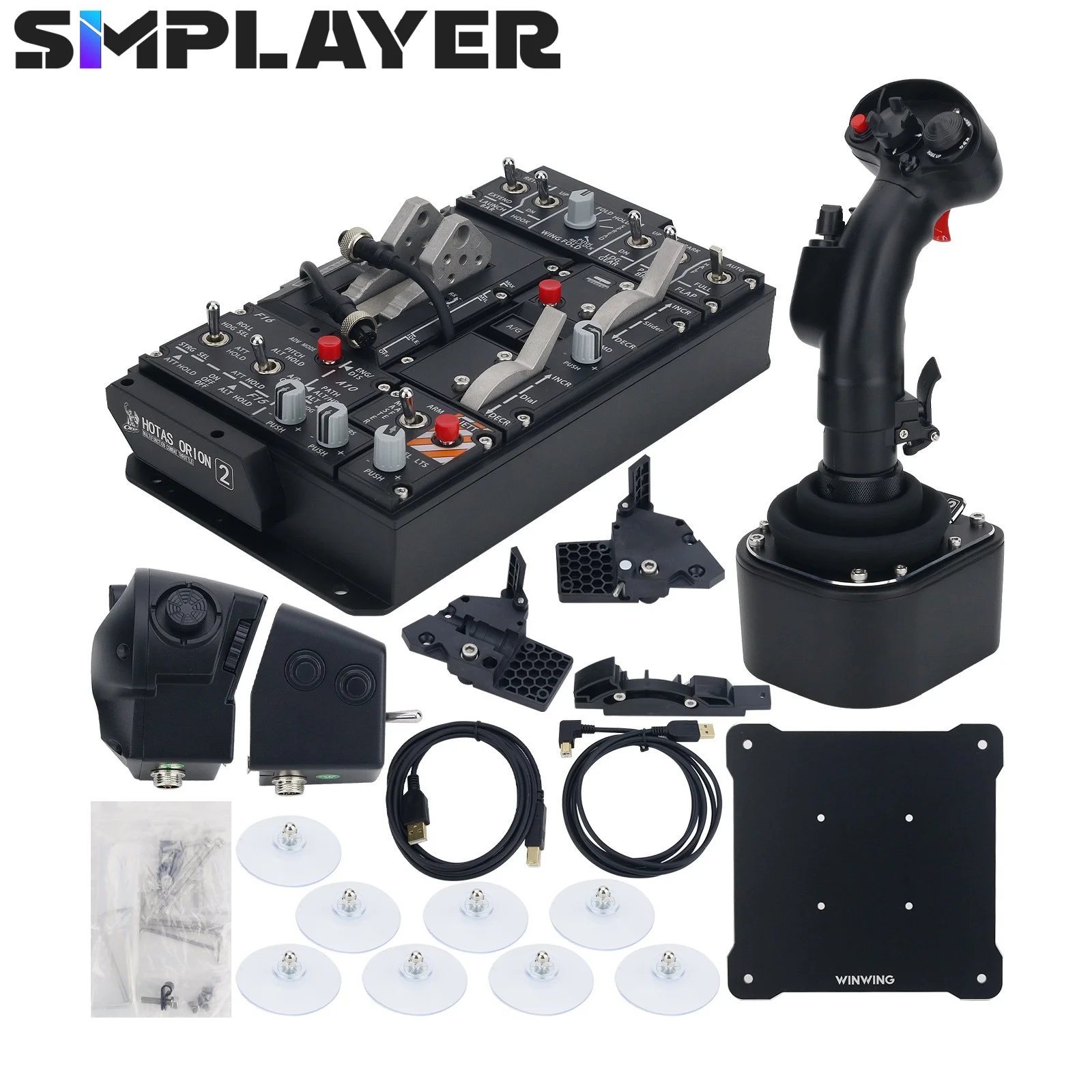 Simplayer WINWING Orions 2 F18 Hornet HOTAS Flight Joystick Flight Stick with Lift Kit for Flight Simulation
Simplayer WINWING Orions 2 F18 Hornet HOTAS Flight Joystick Flight Stick with Lift Kit for Flight Simulation