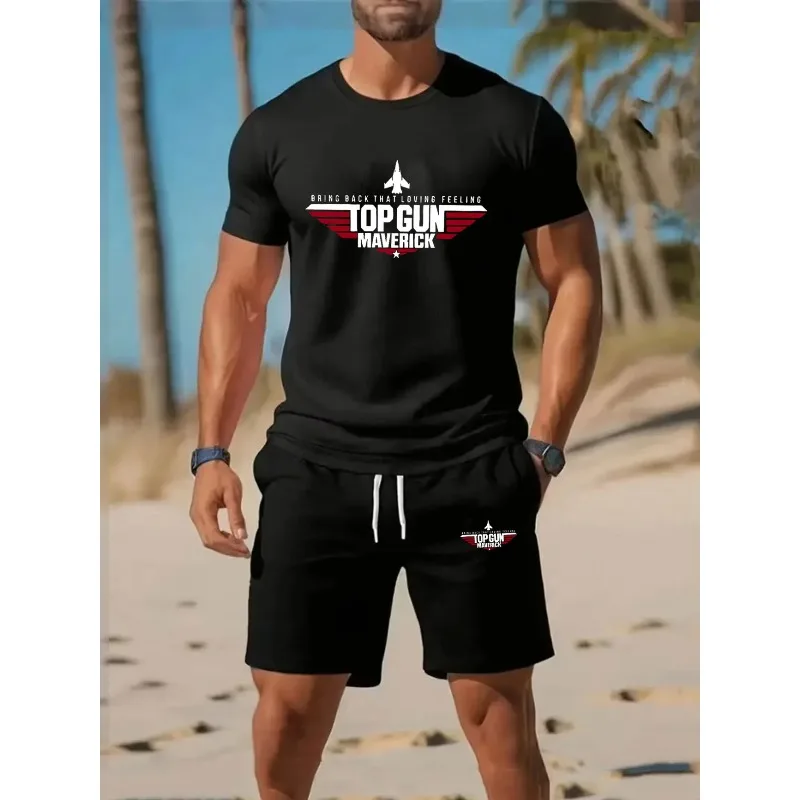 Men's casual short sleeved T-shirt sports suit summer new multi colored breathable men's pullover and jogging shorts 2-piece set
Men's casual short sleeved T-shirt sports suit summer new multi colored breathable men's pullover and jogging shorts 2-piece set