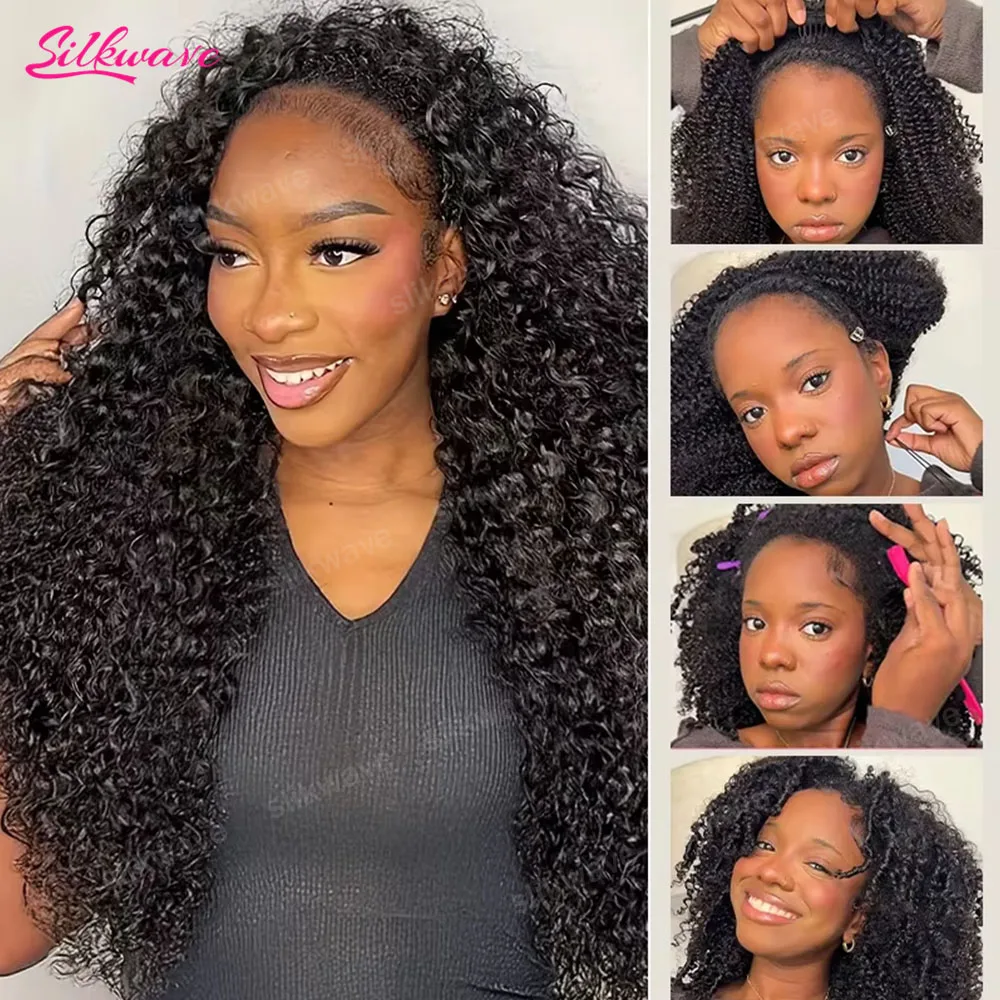 Curly Half Head Wig Wear and Go Drawstring Flip Over Glueless Curly Human Hair Curly Raw Hair Wigs Deep Wave Water Wave Half Wig
Curly Half Head Wig Wear and Go Drawstring Flip Over Glueless Curly Human Hair Curly Raw Hair Wigs Deep Wave Water Wave Half Wig