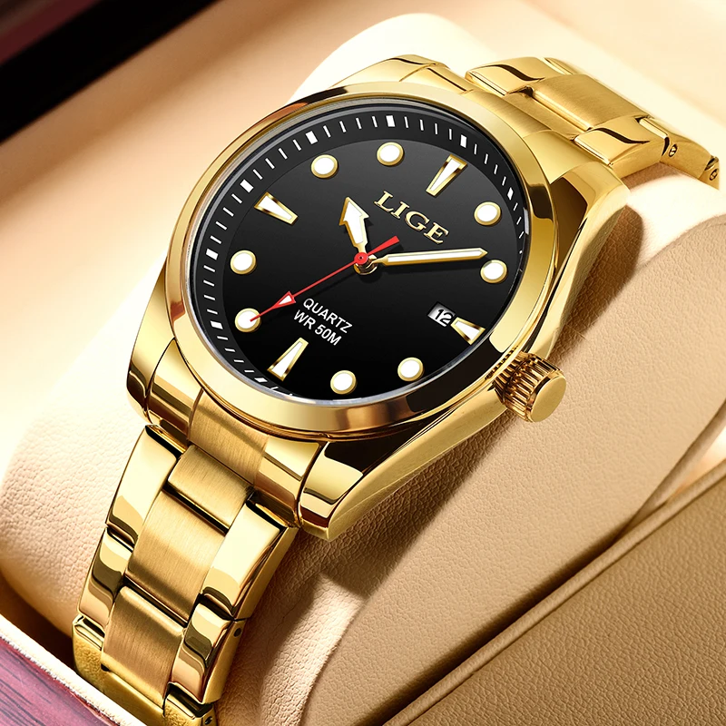 New LIGE Watches Mens Top Brand Luxury Casual Stainless Steel Sports Waterproof Date Quartz Men's Watch Business Clock Male
New LIGE Watches Mens Top Brand Luxury Casual Stainless Steel Sports Waterproof Date Quartz Men's Watch Business Clock Male