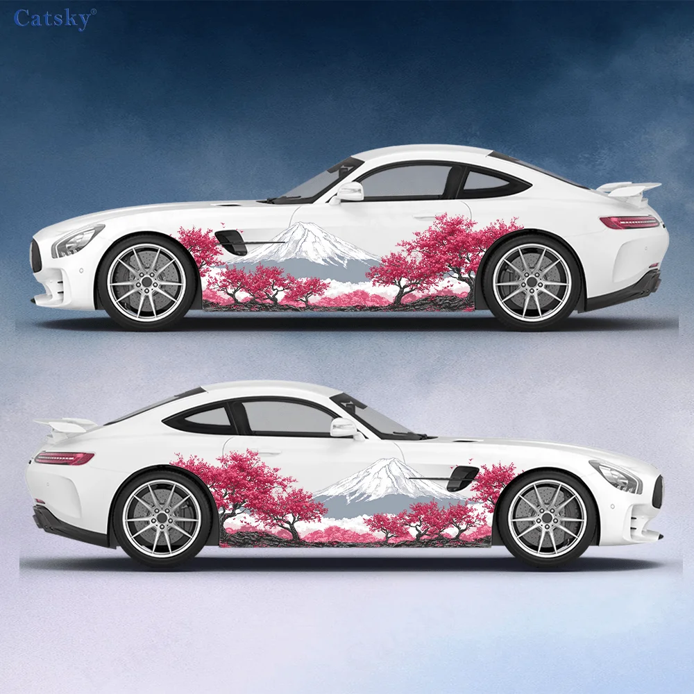 Sakura Mount Fuji Car Side Wraps, Self-Adhesive PVC Waterproof & Scratch-Resistant Stickers, Car Accessory Gift
Sakura Mount Fuji Car Side Wraps, Self-Adhesive PVC Waterproof & Scratch-Resistant Stickers, Car Accessory Gift