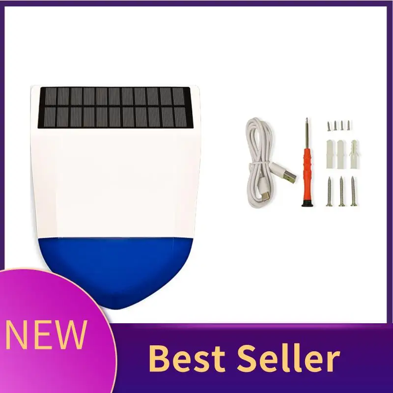 HFES Sound And Light Siren Alarm Solar Outdoor IPX5 With Rechargeable Battery Solar Smart Sound And Light Sensor
HFES Sound And Light Siren Alarm Solar Outdoor IPX5 With Rechargeable Battery Solar Smart Sound And Light Sensor