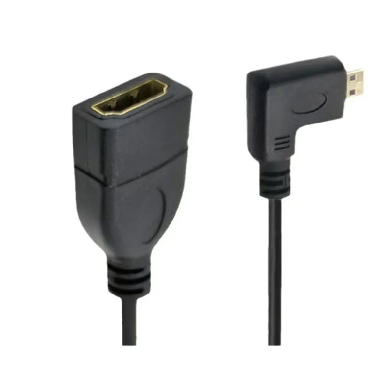 Micro HD-MI Rotating HD-MI Female Adapter Cable Bend Adapter For Mobile, Tablet, Camera, TV Connection
Micro HD-MI Rotating HD-MI Female Adapter Cable Bend Adapter For Mobile, Tablet, Camera, TV Connection