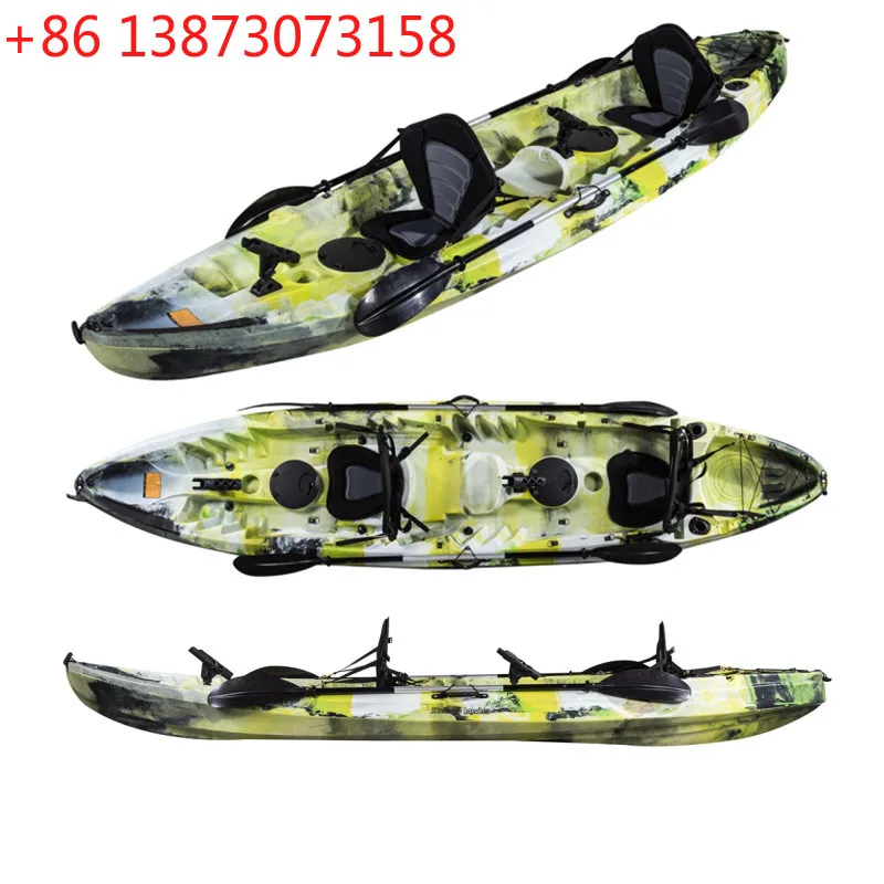 Family Kayak LLPDE Material Three Seats All Color Accept With Fishing Rod Holder
Family Kayak LLPDE Material Three Seats All Color Accept With Fishing Rod Holder