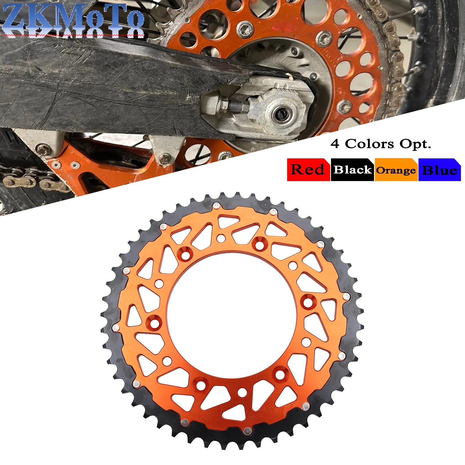 Motorcycle CNC Rear Chain Sprocket 50T 52T For KTM EXC250 EXC300 EXC350 EXC EXCF SX SXF XC XCF 125-530 LC4 Duke Adventurer 640
Motorcycle CNC Rear Chain Sprocket 50T 52T For KTM EXC250 EXC300 EXC350 EXC EXCF SX SXF XC XCF 125-530 LC4 Duke Adventurer 640