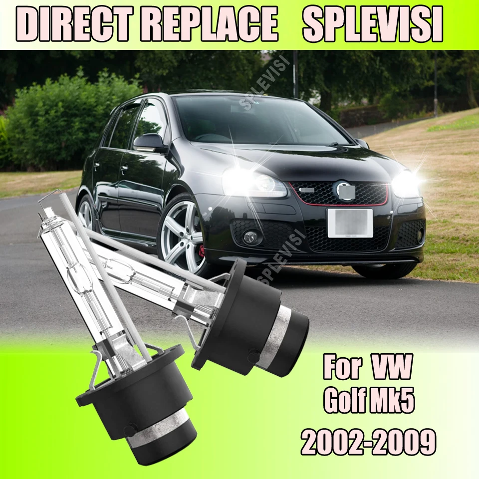 D2S xenon HID headlight bulb 6000K 300% brighter than stock For Volkswagen WW Golf Mk5 2002 2003 2004 2005 2006 2007 2008 2009
D2S xenon HID headlight bulb 6000K 300% brighter than stock For Volkswagen WW Golf Mk5 2002 2003 2004 2005 2006 2007 2008 2009