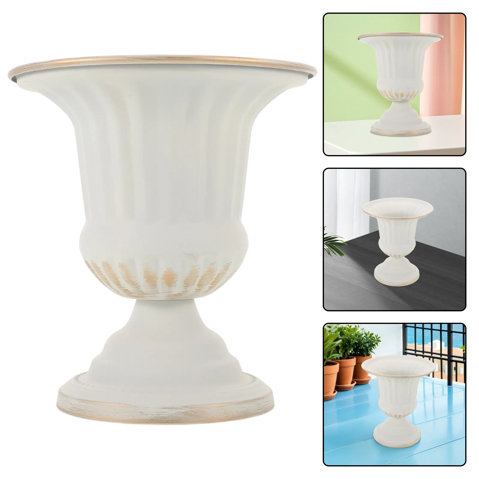 Urn Vase European Vintage Style Tall Pedestal Flower Bottle Decorative Wedding Centerpiece Home Decor Garden Outdoor Planter
Urn Vase European Vintage Style Tall Pedestal Flower Bottle Decorative Wedding Centerpiece Home Decor Garden Outdoor Planter