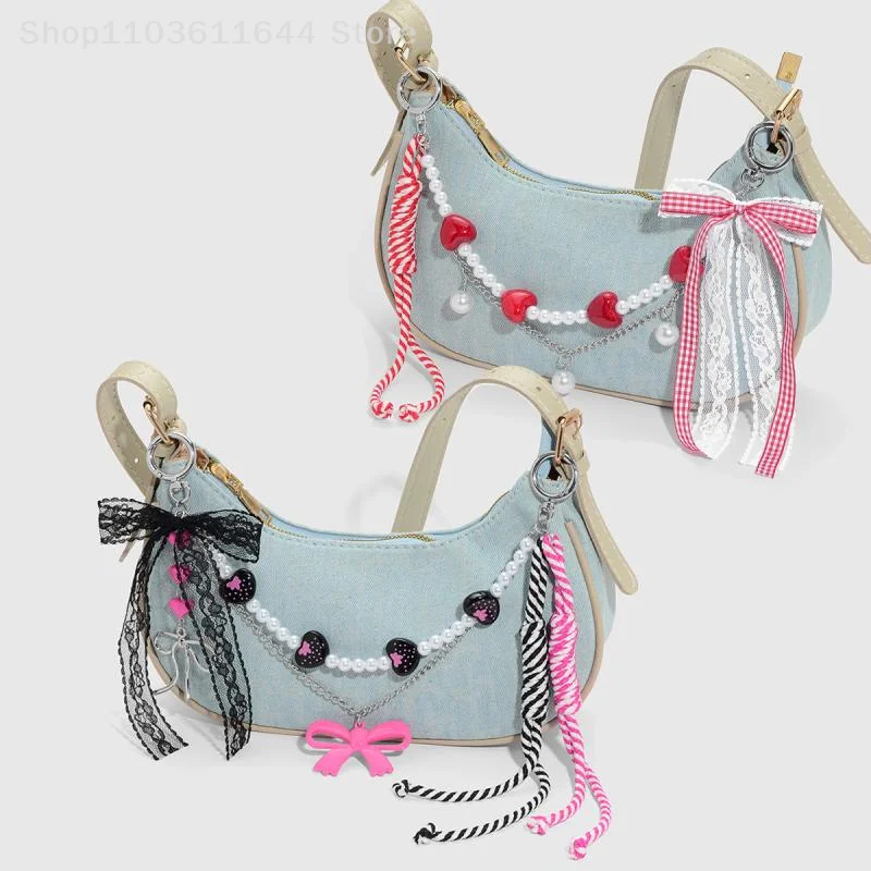 1Pc DIY Bag Pendant Lace Bow Bag Pendant Beaded Heart Strawberry Keychain Bag Charms Bag Accessories
1Pc DIY Bag Pendant Lace Bow Bag Pendant Beaded Heart Strawberry Keychain Bag Charms Bag Accessories