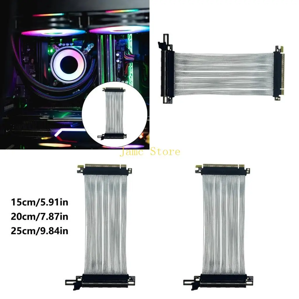 LX0B Speed PCIE5.0 X16 Risers Cable GPU Extension Cable GEN 5 64GB Bidirectional
LX0B Speed PCIE5.0 X16 Risers Cable GPU Extension Cable GEN 5 64GB Bidirectional