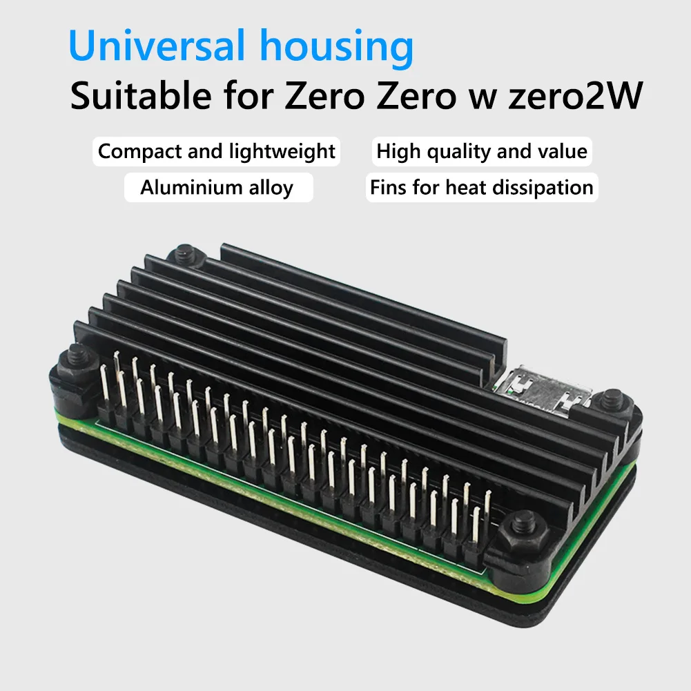 Защитный чехол для Raspberry Pi Zero/Zero W/Zero 2W, алюминиевый корпус, Универсальный Корпус для самостоятельной сборки, охлаждающий корпус с контактным разъемом
Защитный чехол для Raspberry Pi Zero/Zero W/Zero 2W, алюминиевый корпус, Универсальный Корпус для самостоятельной сборки, охлаждающий корпус с контактным разъемом