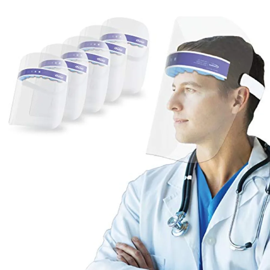 Pac-Dent - S005-A iShield Disposable Face Shield with Drape-It Cover, Anti-Fog Coating, Lightweight and Comfortable for All Day
Pac-Dent - S005-A iShield Disposable Face Shield with Drape-It Cover, Anti-Fog Coating, Lightweight and Comfortable for All Day