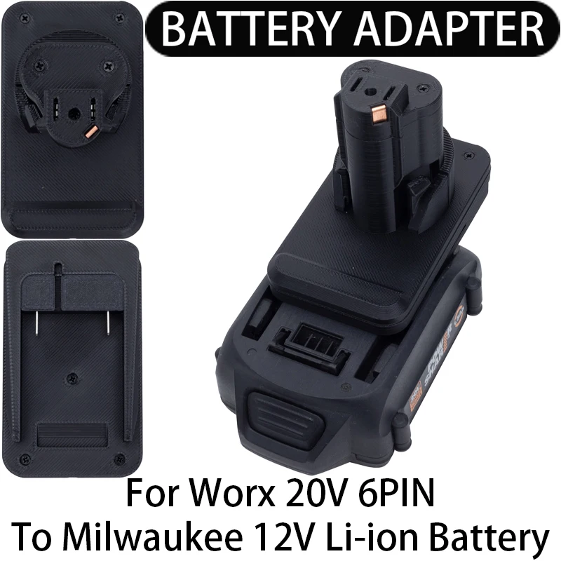 Адаптер/преобразователь аккумулятора для литий-ионных инструментов Milwaukee 12 В в Worx 20 В 6-контактный адаптер литий-ионного аккумулятора аксессуар для электроинструмента
Адаптер/преобразователь аккумулятора для литий-ионных инструментов Milwaukee 12 В в Worx 20 В 6-контактный адаптер литий-ионного аккумулятора аксессуар для электроинструмента