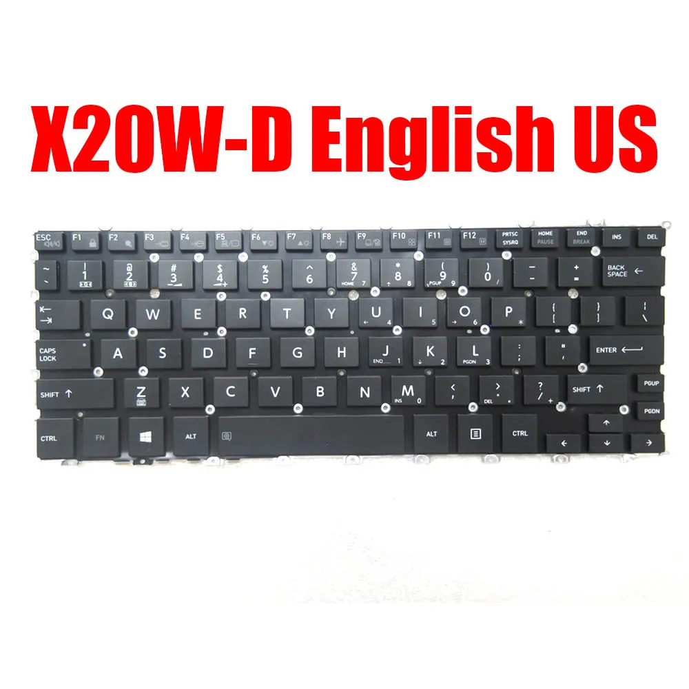 English US Laptop Keyboard For Toshiba For Portege X20W-D Black With Backlit New
English US Laptop Keyboard For Toshiba For Portege X20W-D Black With Backlit New