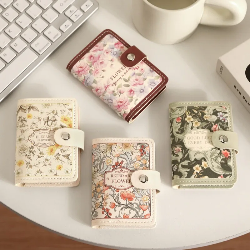 Retro Floral Card Holder Leather Wallet Credit Business Card Case Lightweight Waterproof Business Card Case Women
Retro Floral Card Holder Leather Wallet Credit Business Card Case Lightweight Waterproof Business Card Case Women