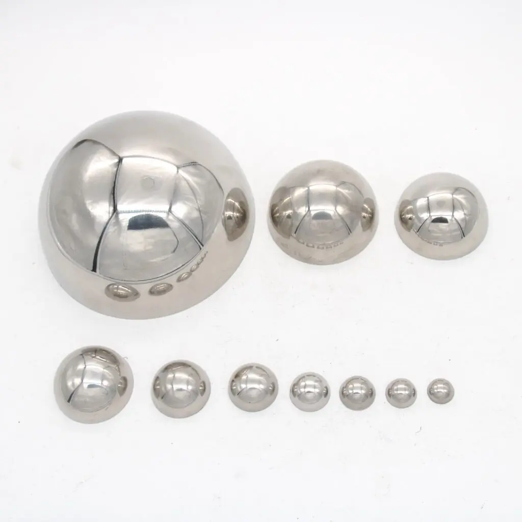 201#1.0mm 19mm-300mm Stainless Steel Mirror Decorative Hemisphere Home Hotel Shopping Mall Park Square Bar Decorative Half Ball
201#1.0mm 19mm-300mm Stainless Steel Mirror Decorative Hemisphere Home Hotel Shopping Mall Park Square Bar Decorative Half Ball