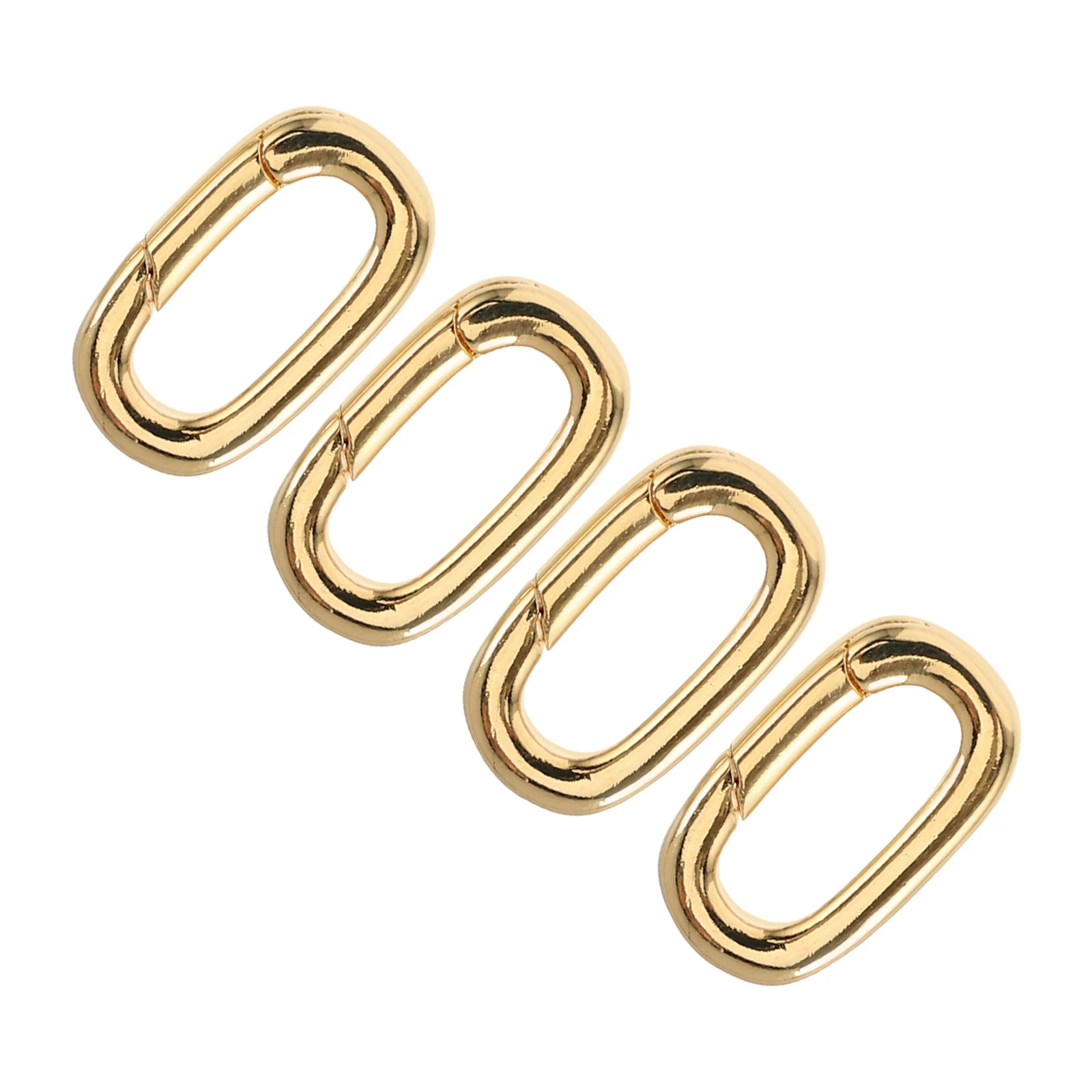 4pcs Bracelet Clasps For Bracelets Necklace Carabiner Oval Necklace Clasp Buckle Copper DIY Supplies Sturdy Materials
4pcs Bracelet Clasps For Bracelets Necklace Carabiner Oval Necklace Clasp Buckle Copper DIY Supplies Sturdy Materials